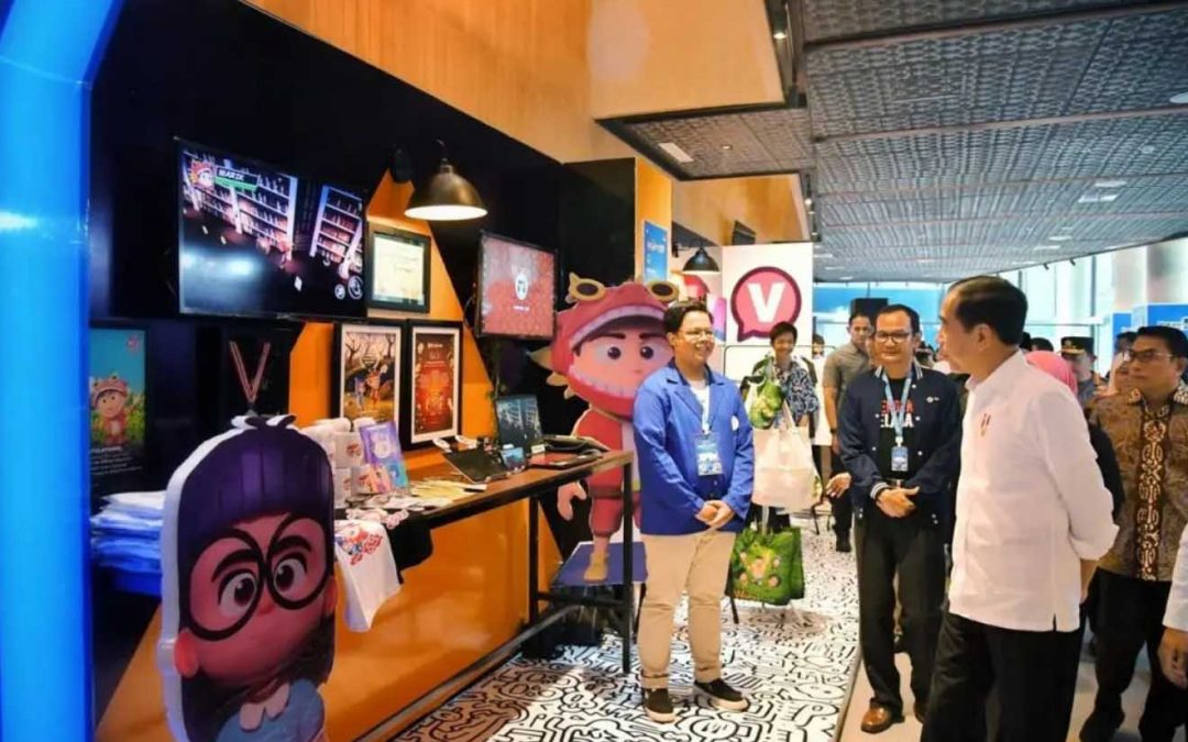 Ikuti Vokasifest dan FKM 2023, Animasi ‘Si Warik’ Udinus Dapat Apresiasi dari Presiden RI, Joko Widodo